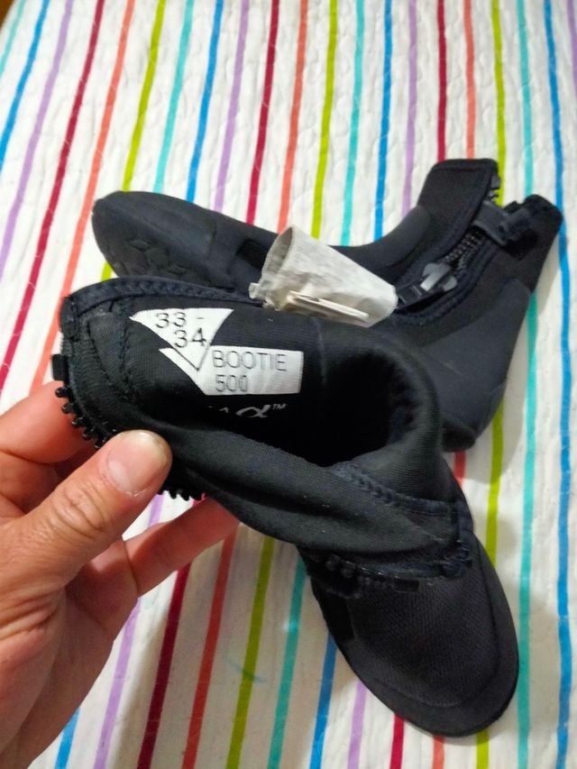 Botín vela para niños