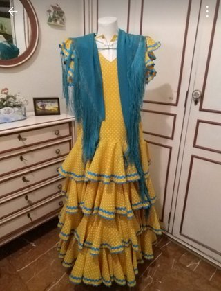 Traje flamenca