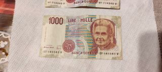 Banconote lira Italiana