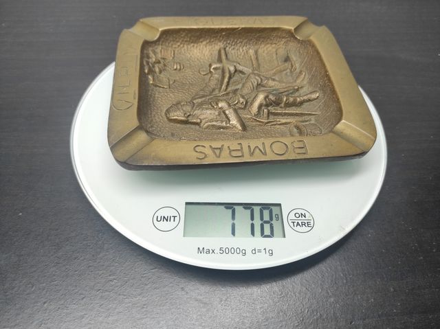 Cinzeiro Bronze Antigo