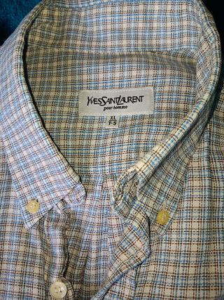 Camisa algodón Yves Saint Laurent 