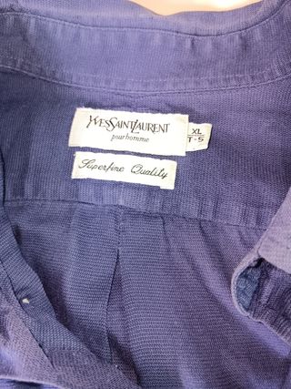 Camisa manga corta Yves Saint Laurent 