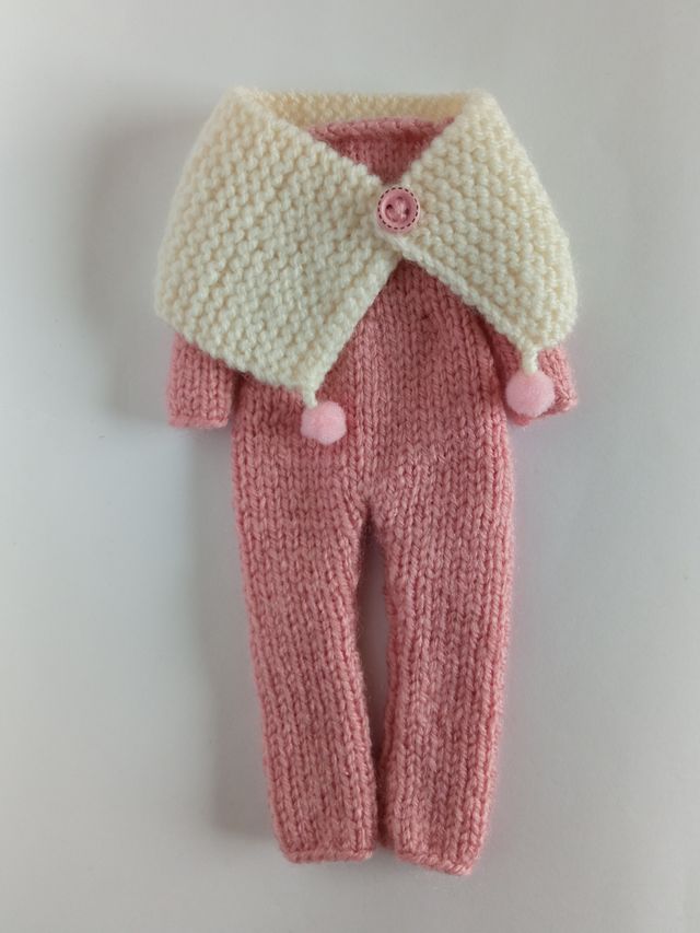Mono rosa con poncho - Blythe
