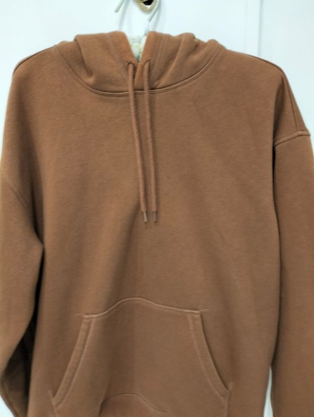 Felpa con cappuccio marrone