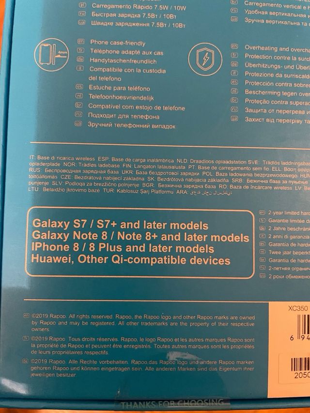 Caricatore wireless per smartphone