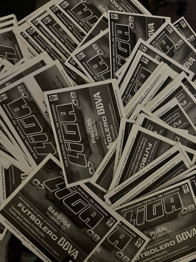 Lote 68 cromos Liga Este 07-08