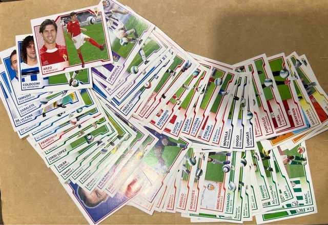 Lote 68 cromos Liga Este 07-08