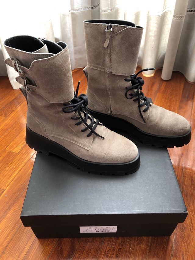Botas piel nuevas Massimo Dutti numero 39 Oportuni