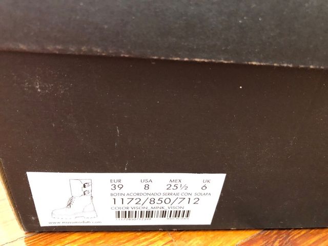 Botas piel nuevas Massimo Dutti numero 39 Oportuni