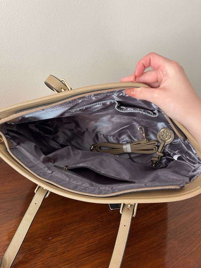 Borsa da donna beige