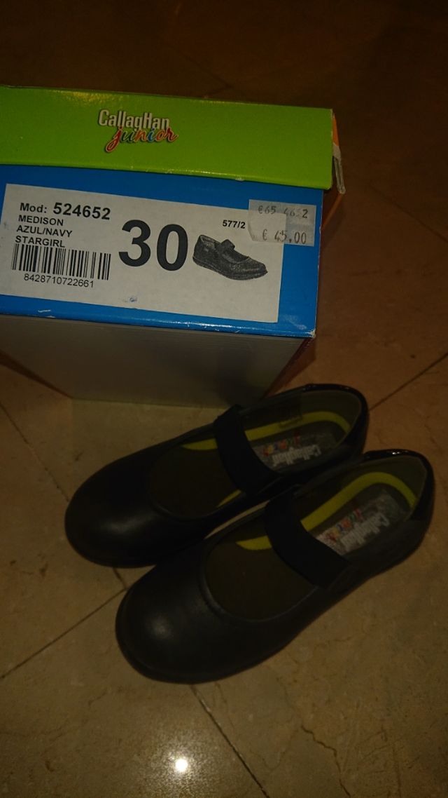 Zapatos piel talla 30