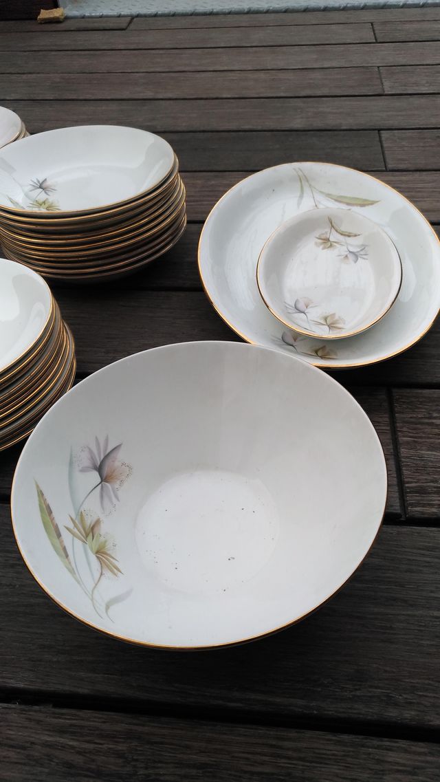 Vajilla de porcelana