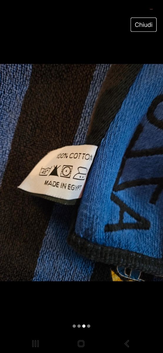 Asciugamano Inter