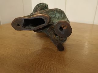 Figura de minero bronce