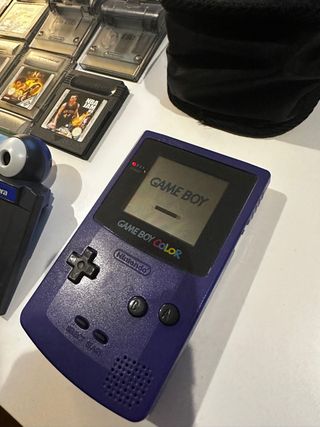 Game boy color + 18 juegos + camera