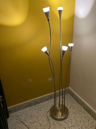 Lámpara de pie 5 luces