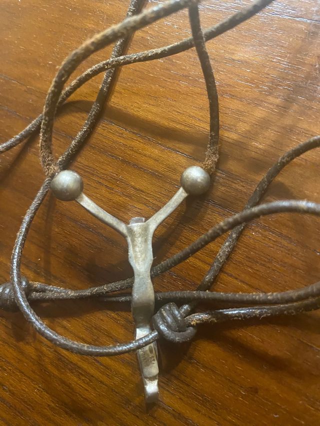 Collar de plata - Cristo