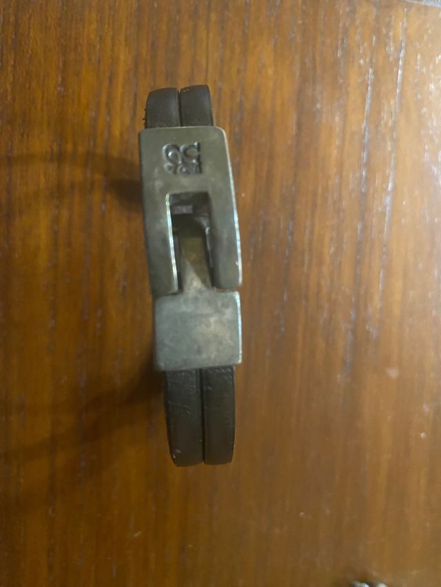 Pulsera de piel y plata de Plata de Palo