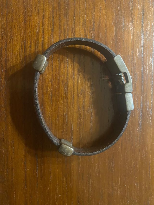 Pulsera de piel y plata de Plata de Palo