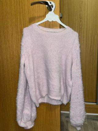 Jersey coquette mangas abullonadas