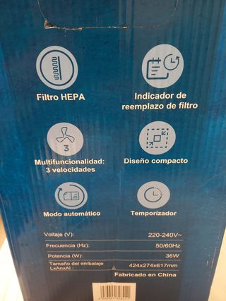 Purificador de aire midea 2000 Nuevo