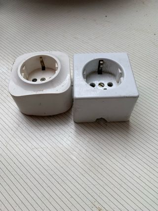 Enchufes superficie y toma rj45