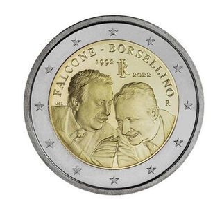 MONEDA 2€ EURO ITALIA 2022 FALCONE