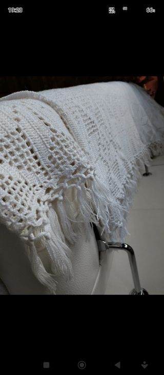 Edredón nuevo/ ganchillo. 280X210cm.
