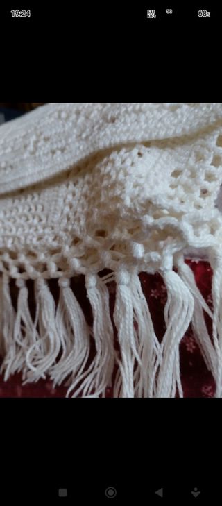 Edredón nuevo/ ganchillo. 280X210cm.