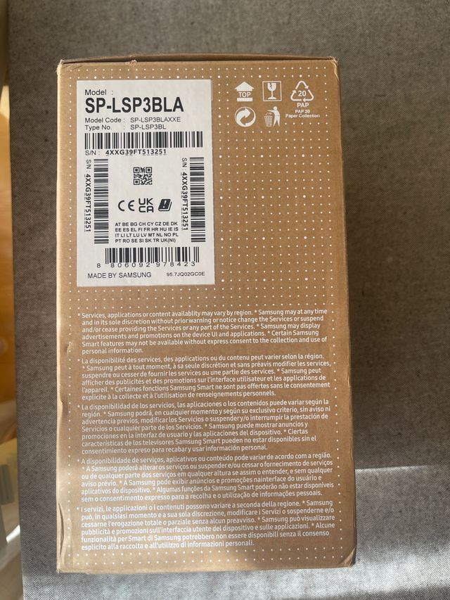 Proyector samsung the freestyle 100”