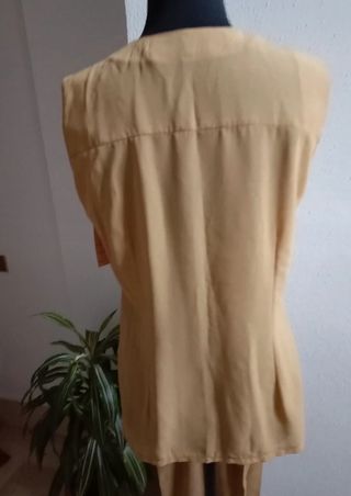 Traje pantalón, tres piezas, vintage