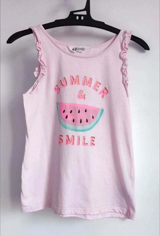 Pak de 2 Camisetas de tirantes niña, 134-140. HyM