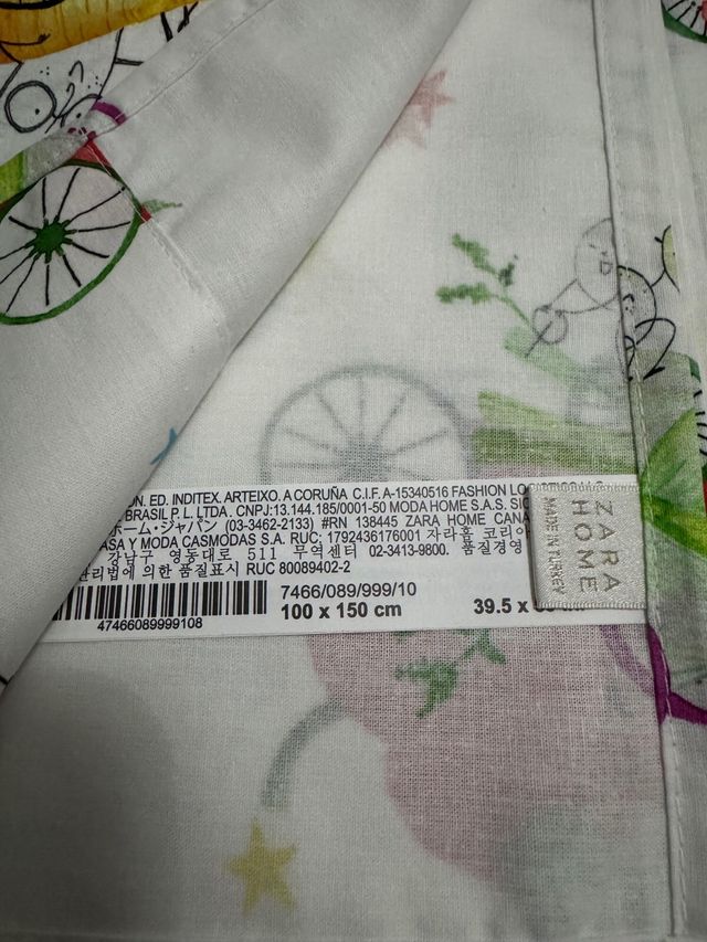 Sabana encimera kids zara Home