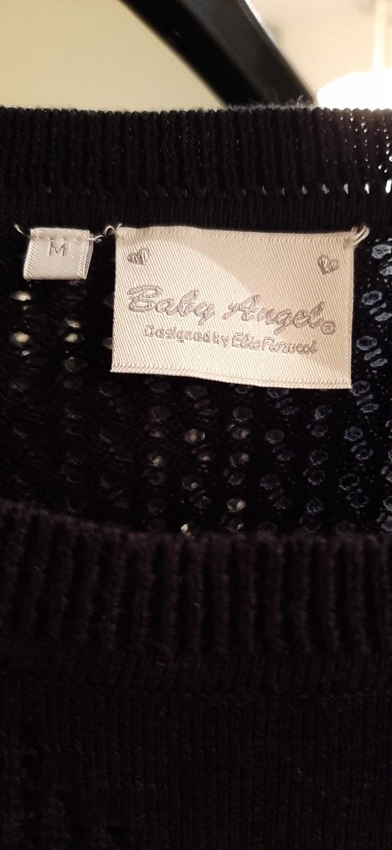 Maglioncino traforato blu