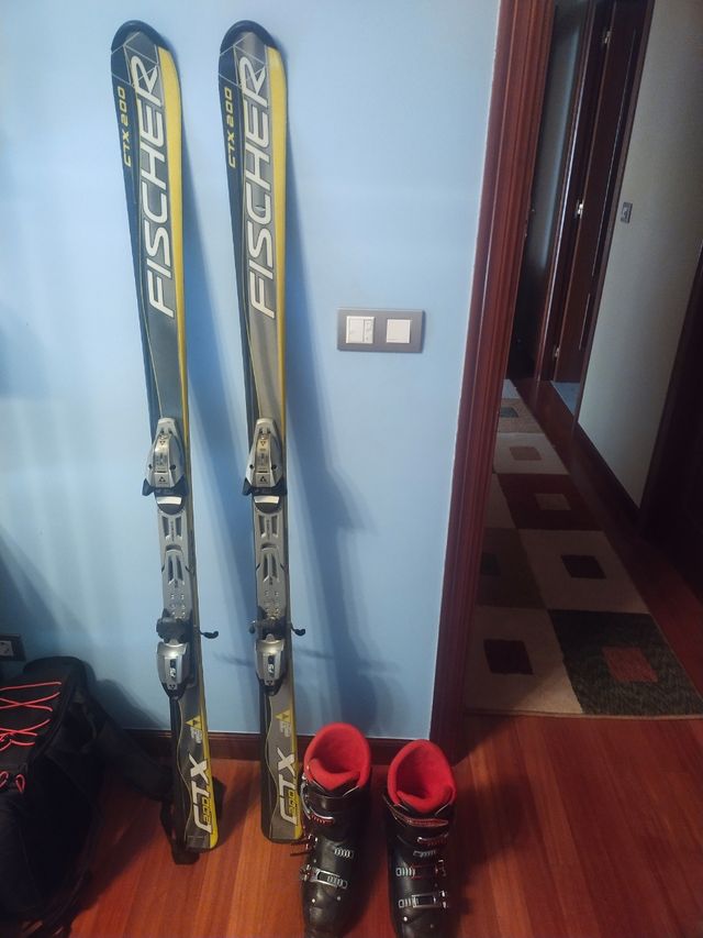 SKIS FISCHER CTX200 Y BOTAS SALOMON