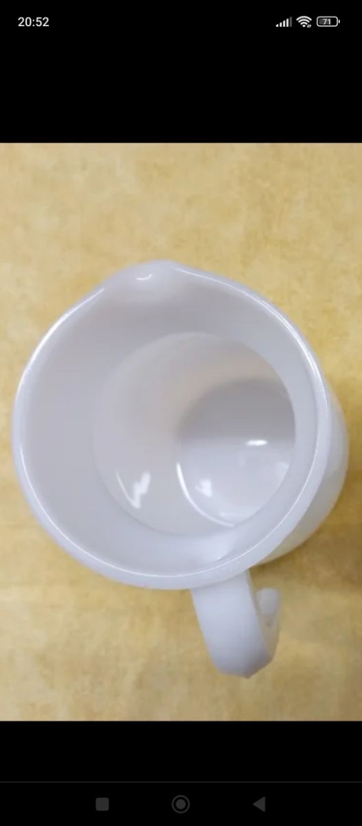 Jarra arcopal blanca 