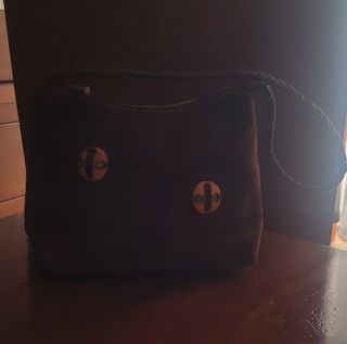 Mini bolso de terciopelo 