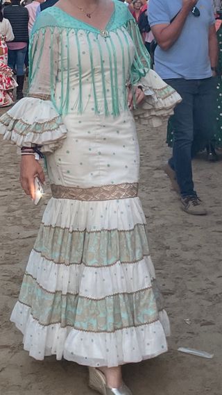 Vestido flamenca talla 38-40 perfecto estado