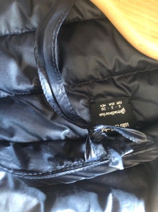 chaqueta Pluma primaveral azul