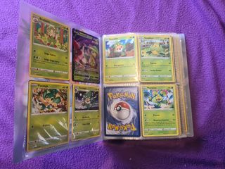 Lote 230 cartas Pokemon más album