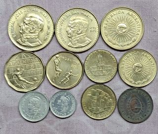 Lote monedas Argentina 