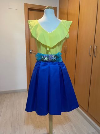 Falda y blusa de fiesta