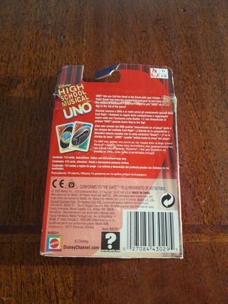 Carte uno di high school musical