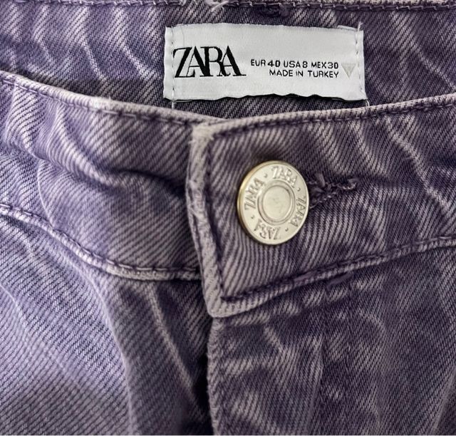 Vaqueros - Jeans Wide Leg Zara de tiro alto