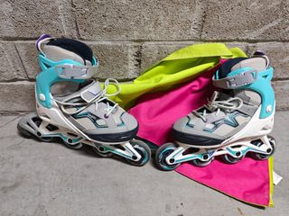 Patines linea Oxelo Roller gris claro,talla 35-38