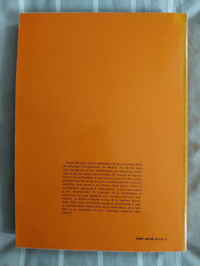 Matemática moderna para economistas