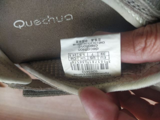 Sandalias de trecking Arpenaz mujer 39