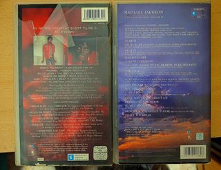 Michael Jackson History 1 y 2 VHS