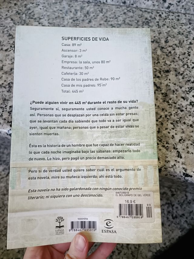 El bolígrafo de gel verde