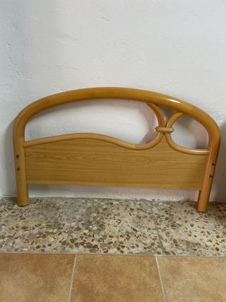 Cabezero + piecero de pino.